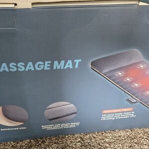 COMFIER Full Body Massage Mat with Neck Pillow, 10 Motors, NIB